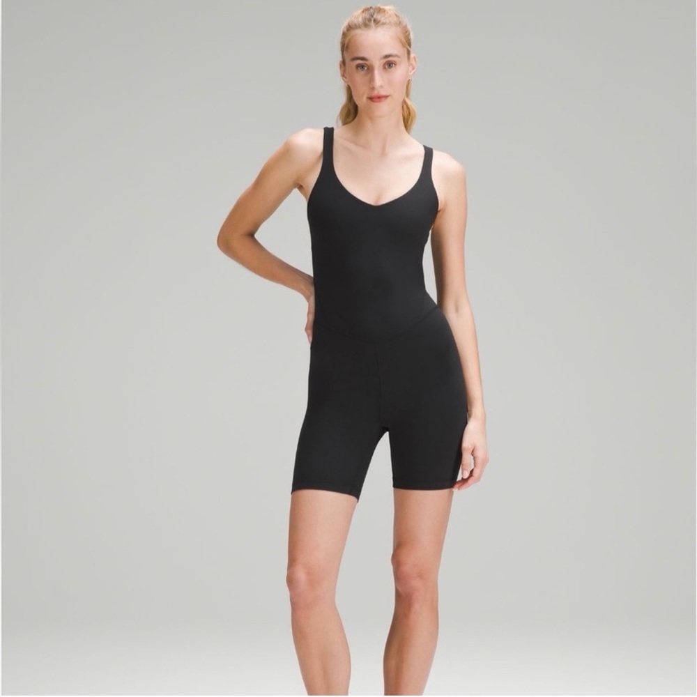 Lululemon Align bodysuit 6” in black